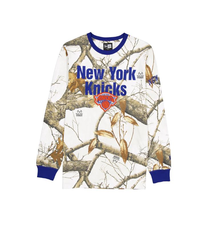 Men 2025 NBA New York Knicks long sleeve T shirts style 1->new york knicks->NBA Jersey